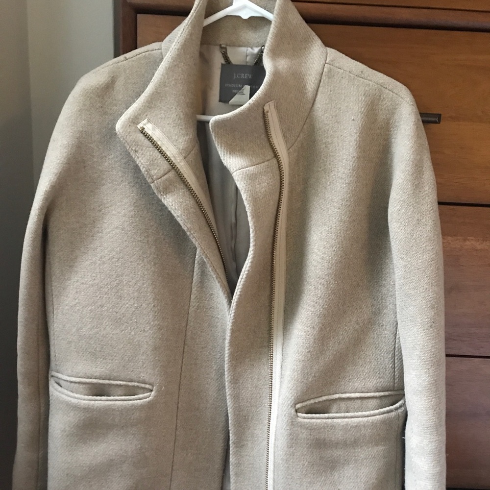 J Crew Women’s cocoon coat- Italian stadium cloth